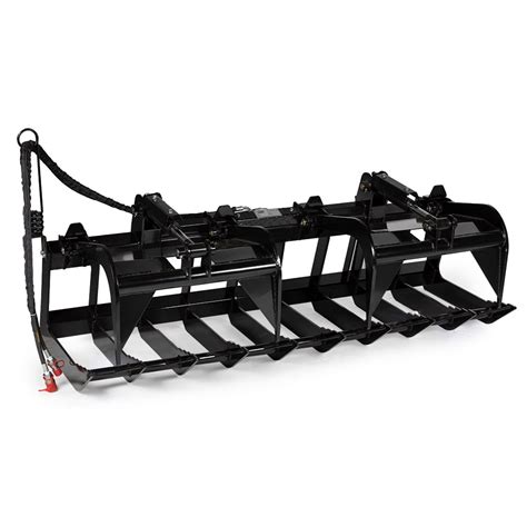 titan attachments hd skid steer root grapple bucket attachment|titan attachments for sale.